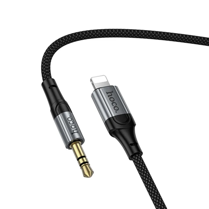 Audio kabel Lightning - 3.5mm HOCO UPA33A, 1.5m, Sort