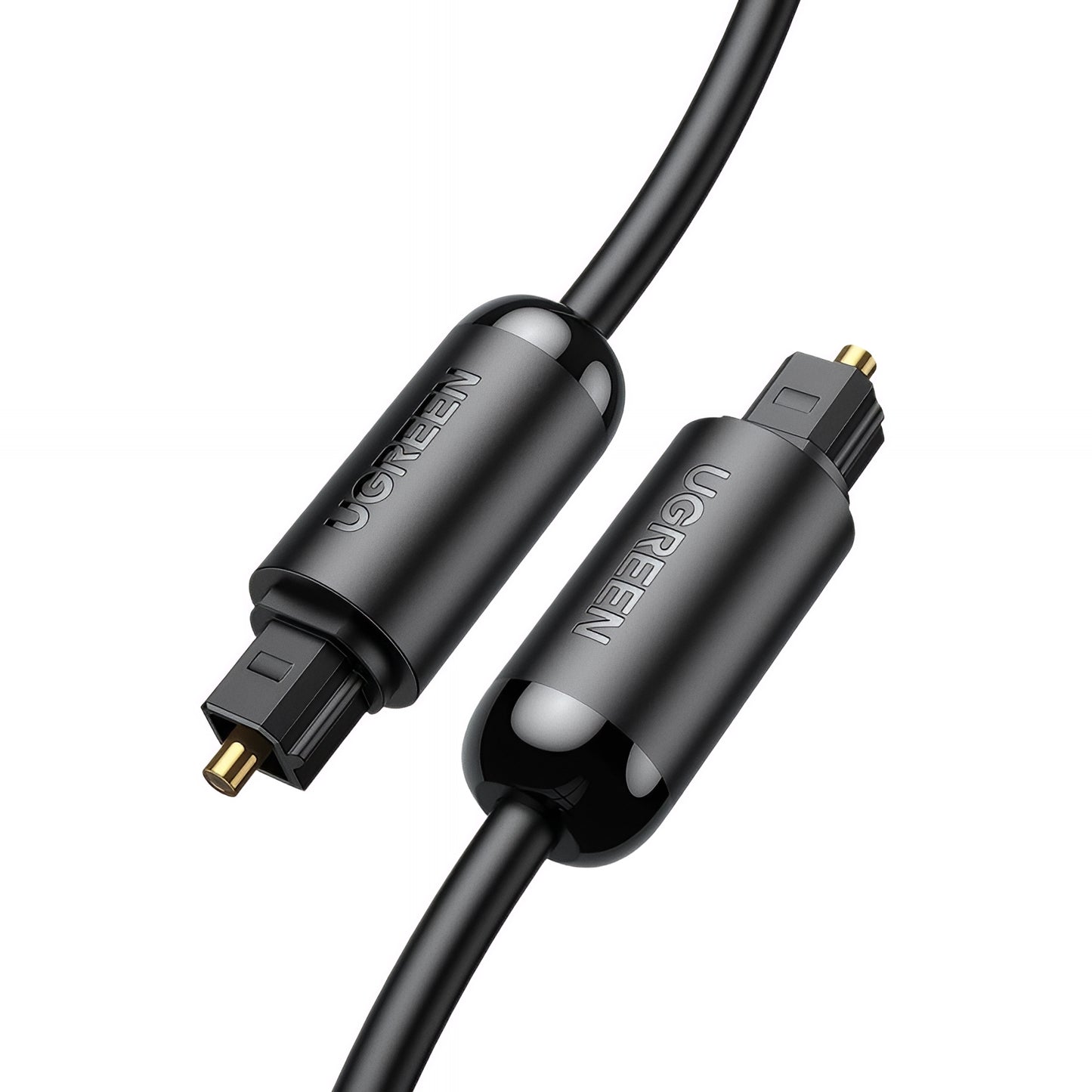 UGREEN AV122 Optisk Lydkabel, Toslink / SPDIF, 1,5m, Sort