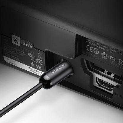 UGREEN AV122 Optisk Lydkabel, Toslink / SPDIF, 1,5m, Sort