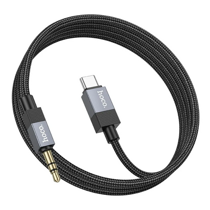 Audio Kabel USB-C - 3.5mm HOCO UPA32B, 1m, Sort