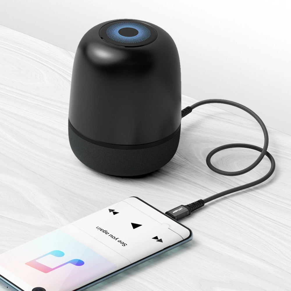 Audio kabel USB-C - 3.5mm Acefast C1-08, 1.2m, Sort