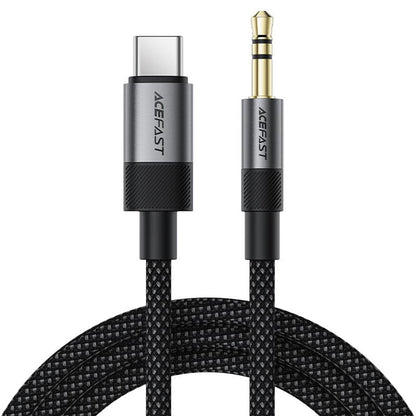 Audio kabel USB-C - 3,5 mm Acefast J11, 1 m, Sort