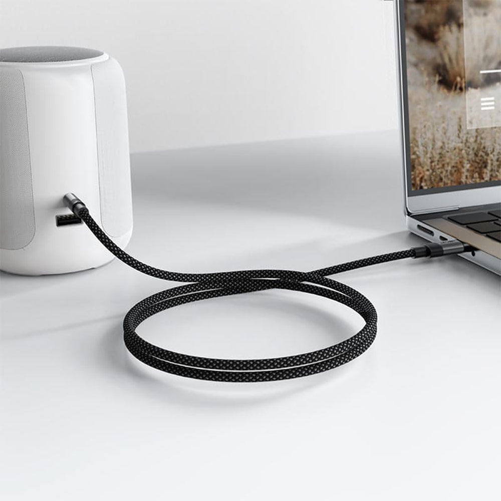Audio kabel USB-C - 3,5 mm Acefast J11, 1 m, Sort