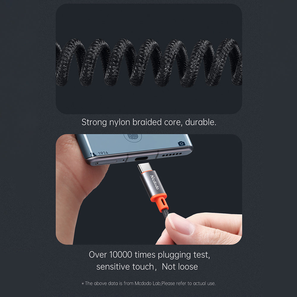 Audio kabel USB-C - 3.5mm McDodo CA-0900, 1,8m, Sort