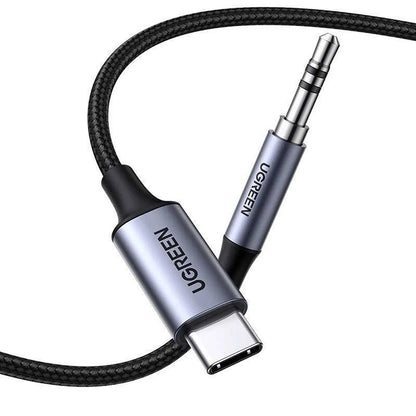 USB-C lydkabel - 3,5 mm UGREEN CM450 (20192), 1m, grå