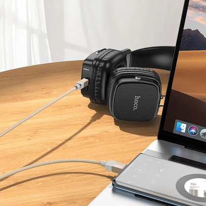 Audio Kabel USB-C - 3.5mm HOCO UPA32B, 1m, Sort