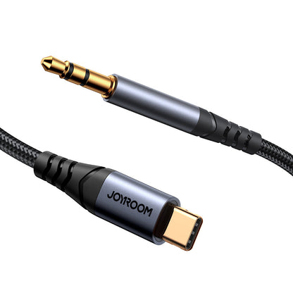 Audio Kabel USB-C - 3.5mm Joyroom SY-A07, 1.2m, Sort