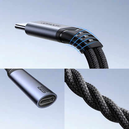 USB-C lydkabel - 2 x USB-C Joyroom SY-C03, 0,14 m, Sort