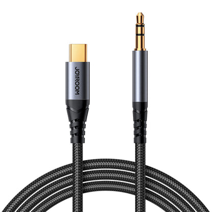 Audio Kabel USB-C - 3.5mm Joyroom SY-A07, 1.2m, Sort