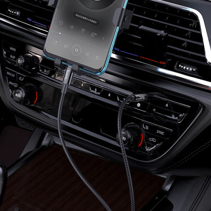 Audio Kabel USB-C - 3.5mm HOCO UPA19, 1m, Sort