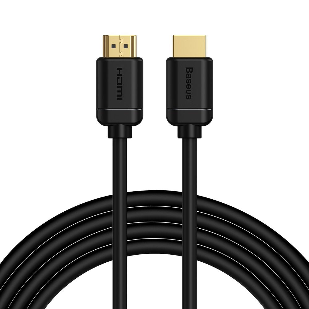 Baseus High Definition videokabel, HDMI - HDMI, 4K, 3m, Sort CAKGQ-C01