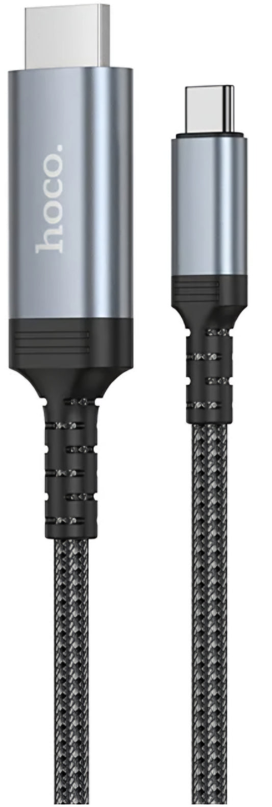 Audio- og videokabel USB-C - HDMI HOCO UA43, 1,8 m, Grå