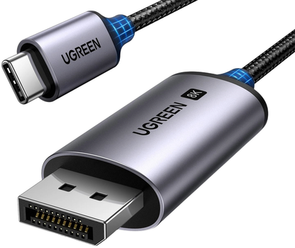 USB-C Audio- og Videokabel - DisplayPort UGREEN CM556 (25157), 1m, Grå