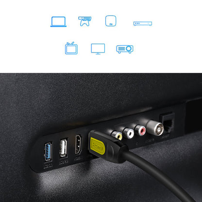 Video Kabel UGREEN HD101, HDMI - HDMI, 4K, 1m, Sort