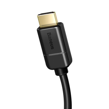 Baseus High Definition videokabel, HDMI - HDMI, 4K, 3m, Sort CAKGQ-C01