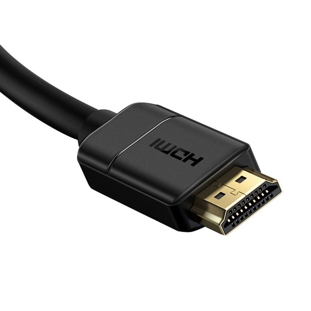 Baseus High Definition videokabel, HDMI - HDMI, 4K, 3m, Sort CAKGQ-C01