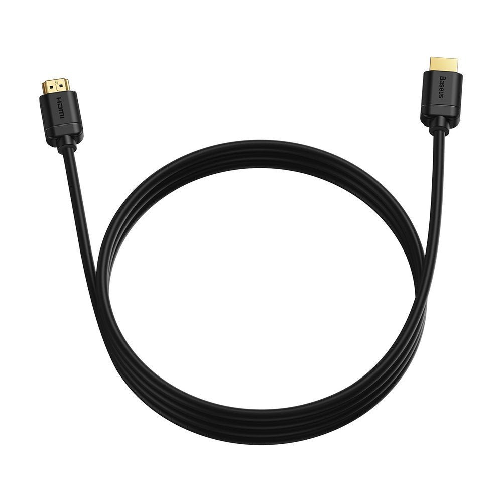 Baseus High Definition videokabel, HDMI - HDMI, 4K, 3m, Sort CAKGQ-C01