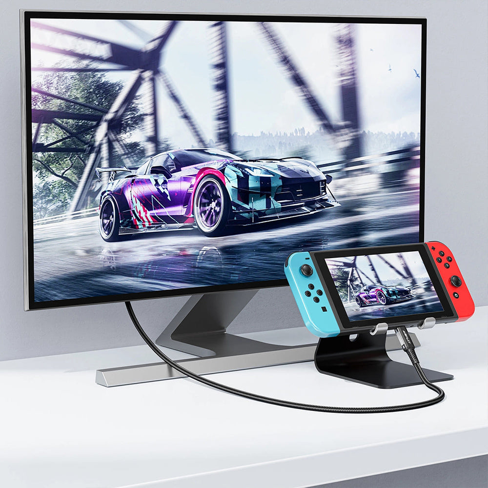 Audio- og videokabel USB-C - HDMI Acefast C1-10, 1,8 m, Sort