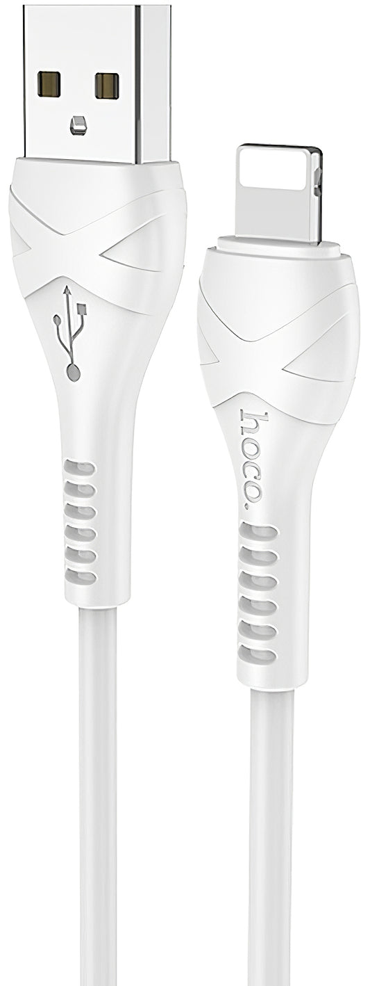 Data- og opladningskabel USB-A - Lightning HOCO X37, 18W, 1m, Hvid