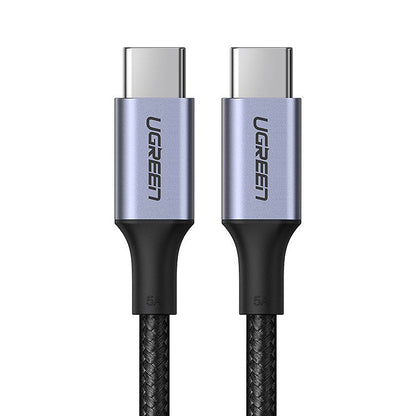 USB-C Data- og Opladningskabel - USB-C UGREEN US316, 100W, 2m, Grå