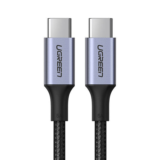 USB-C Data- og Opladningskabel - USB-C UGREEN US316, 100W, 2m, Grå