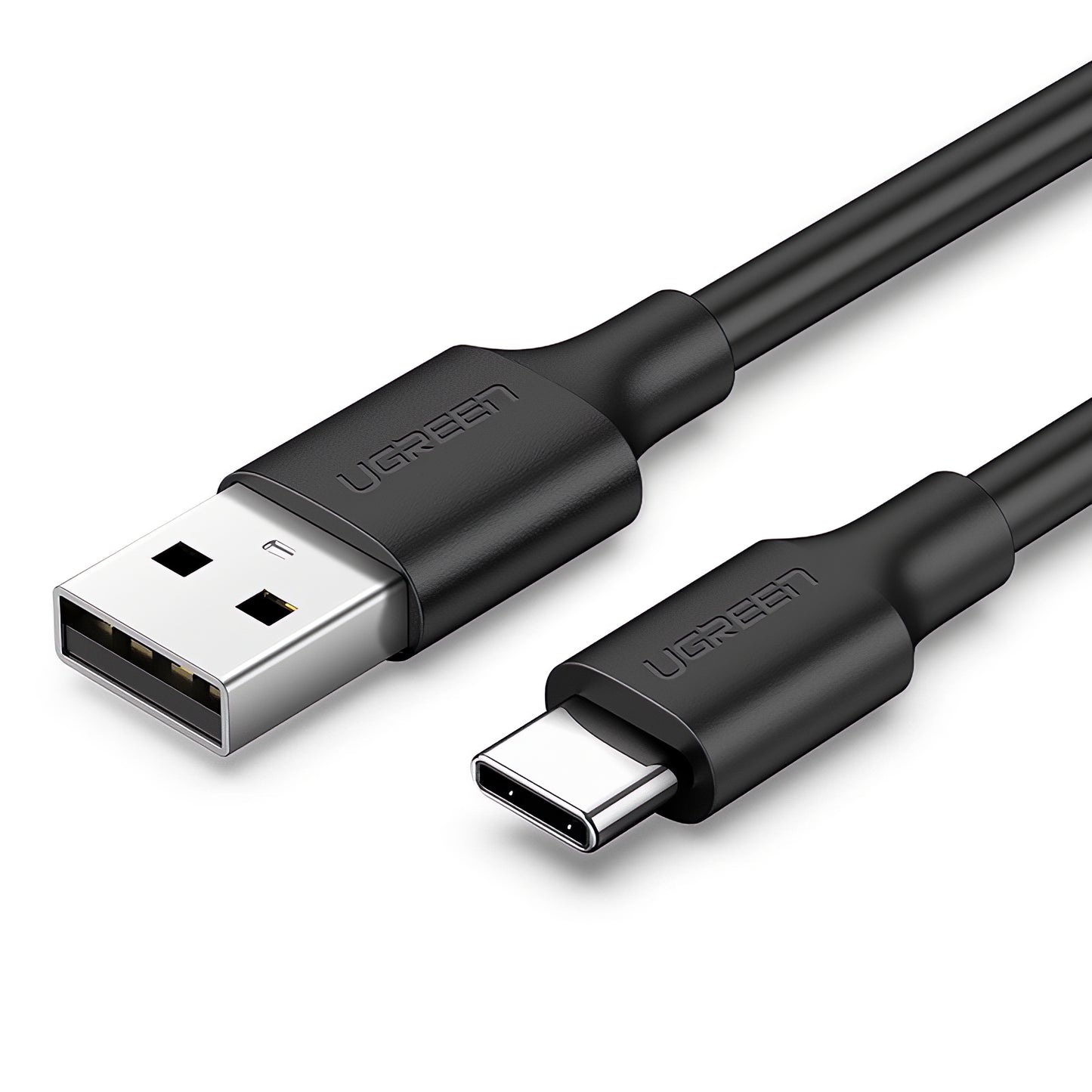 Data- og opladningskabel USB-A - USB-C UGREEN US287, 18W, 2m, Sort