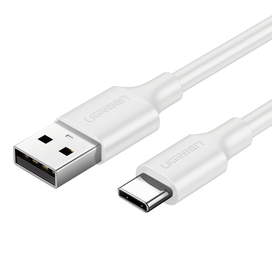 Data- og opladningskabel USB-A - USB-C UGREEN US287, 18W, 1,5m, Hvid