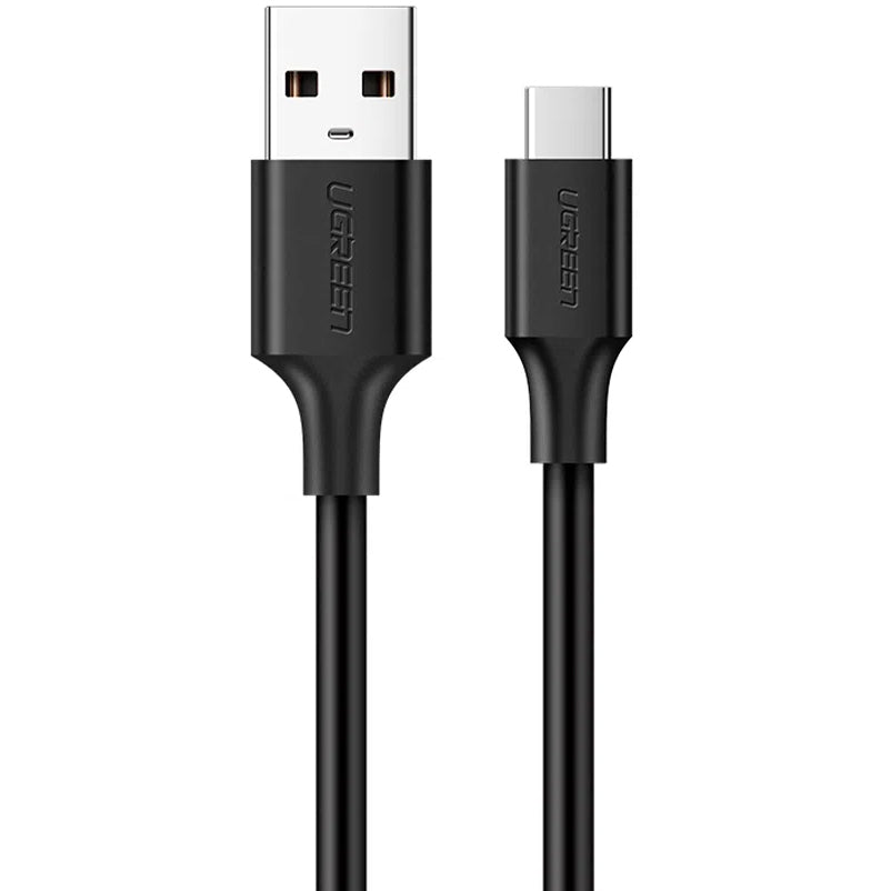 USB-A - USB-C UGREEN US184 data- og opladningskabel, 18W, 1m, Sort