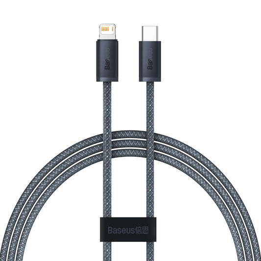 Data- og opladningskabel USB-C - Lightning Baseus Dynamic Series, 20W, 1m, Grå CALD000016