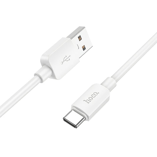 Data- og opladningskabel USB-A - USB-C HOCO X96, 27W, 1m, Hvid