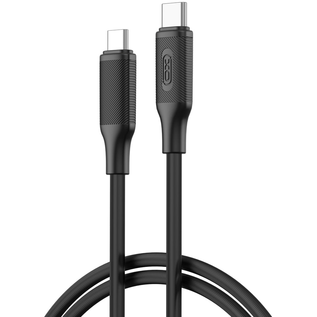 USB-C Data- og Opladningskabel - USB-C XO Design NB-Q265B, 60W, 1m, Sort
