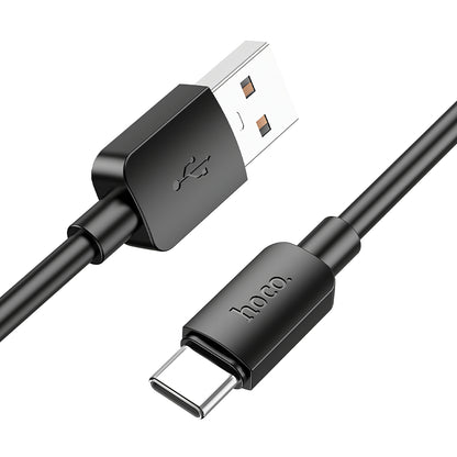 Data- og opladningskabel USB-A - USB-C HOCO X96, 27W, 0,25m, Sort