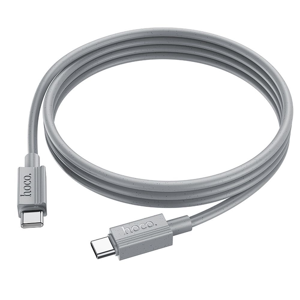 Data- og opladningskabel USB-C - USB-C HOCO X107, 60W, 1m, Grå