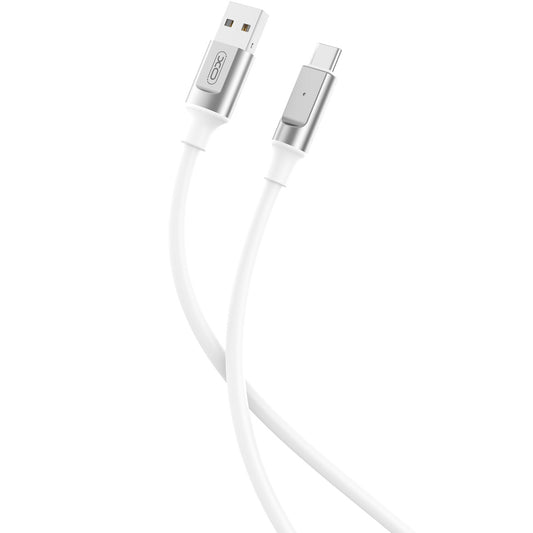 Data- og opladningskabel USB-A - USB-C XO Design NB251, 18W, 1m, Hvid
