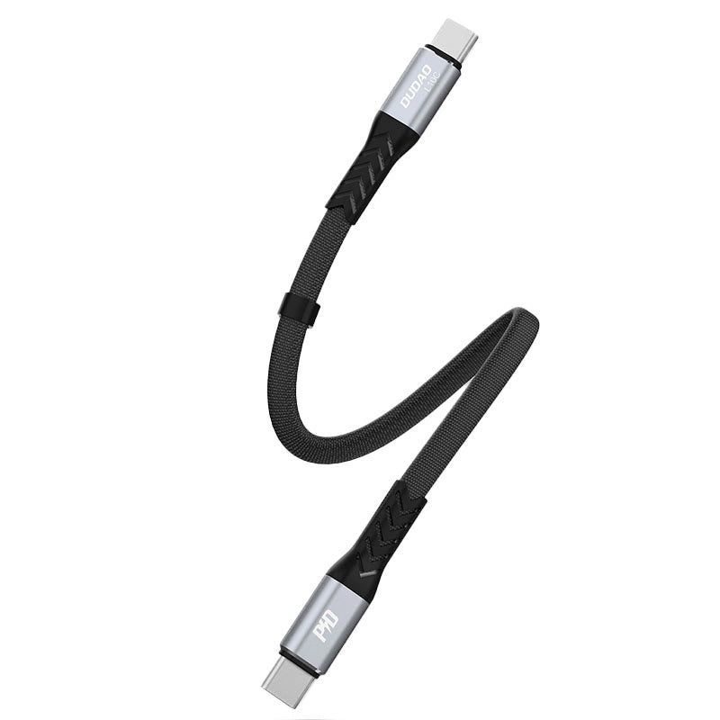Data- og opladningskabel USB-C - USB-C Dudao L10C, 100W, 0.23m, Sort