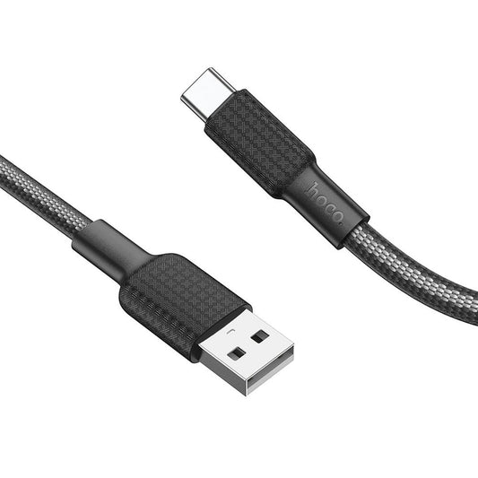 Data- og opladningskabel USB-A - USB-C HOCO X69, 18W, 1m, Sort
