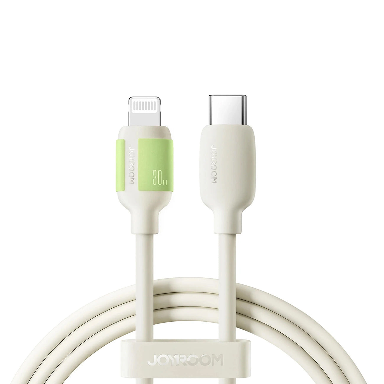 Data- og opladningskabel USB-C - Lightning Joyroom S-A53, 30W, 1,2 m, Beige