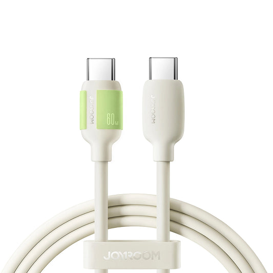 USB-C Data- og Opladningskabel - USB-C Joyroom S-A53, 60W, 1.2m, Beige