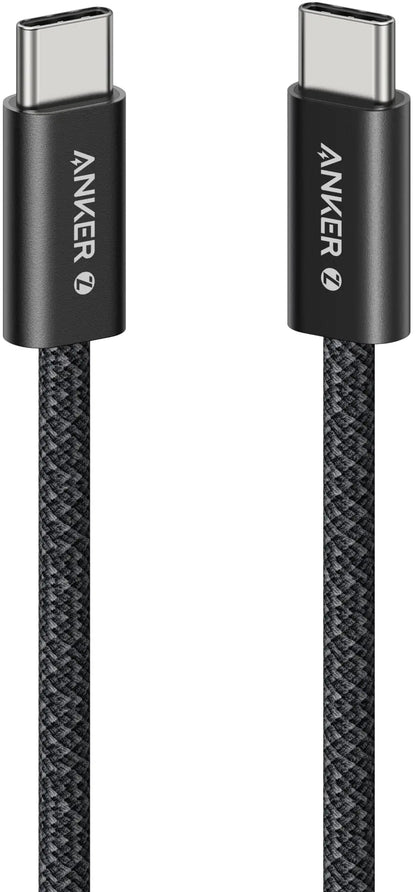 USB-C data- og opladningskabel - USB-C Anker Zolo, 240W, 1m, Sort A8060H11