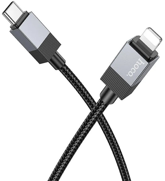 Data- og opladningskabel USB-C - Lightning HOCO X110, 27W, 1m, Sort