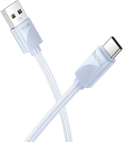 Data- og opladningskabel USB-A - USB-C HOCO X114, 18W, 1m, Blå