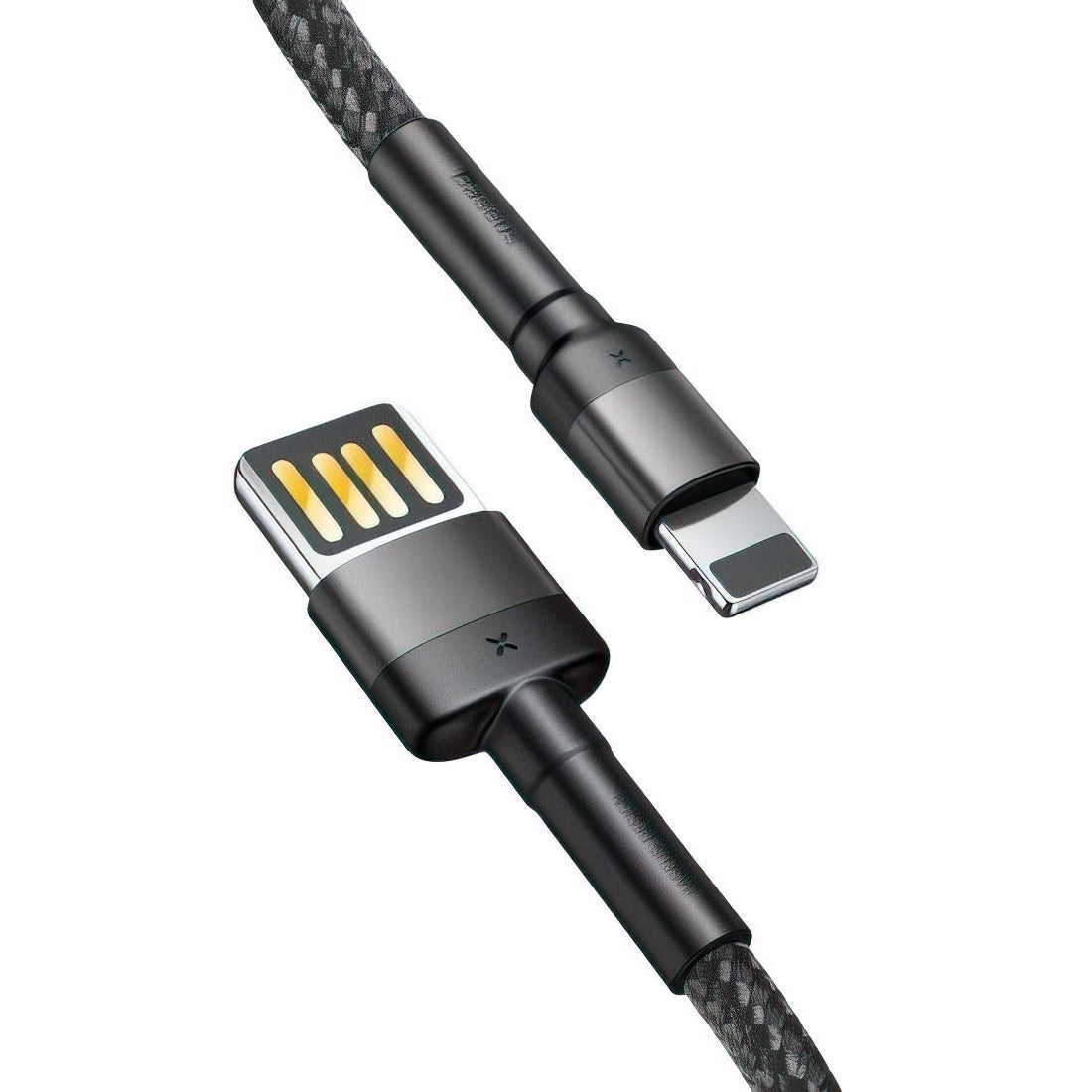 Data- og opladningskabel USB-A - Lightning Baseus Cafule Special Edition, 18W, 1m, Grå CALKLF-GG1