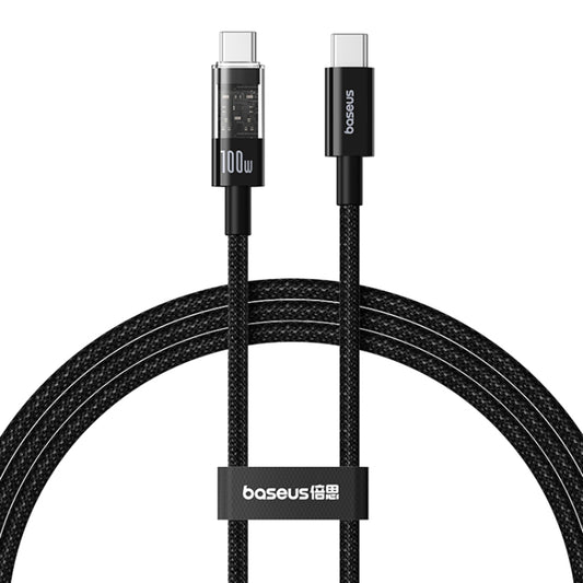 Data- og opladningskabel USB-C - USB-C Baseus Gem, 100W, 2m, Sort P10373000111-01