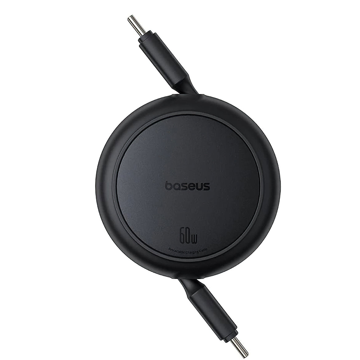 Data- og opladningskabel USB-C - USB-C Baseus Free2Pull Mini Retractable, 60W, 1m, Sort P10364500111-01