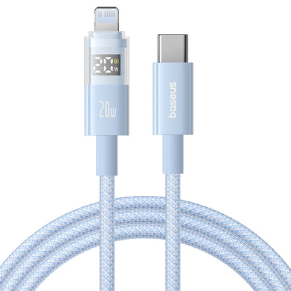 Data- og opladningskabel USB-C - USB-C Baseus Display 2, 100W, 2m, Blå P10382702311-01
