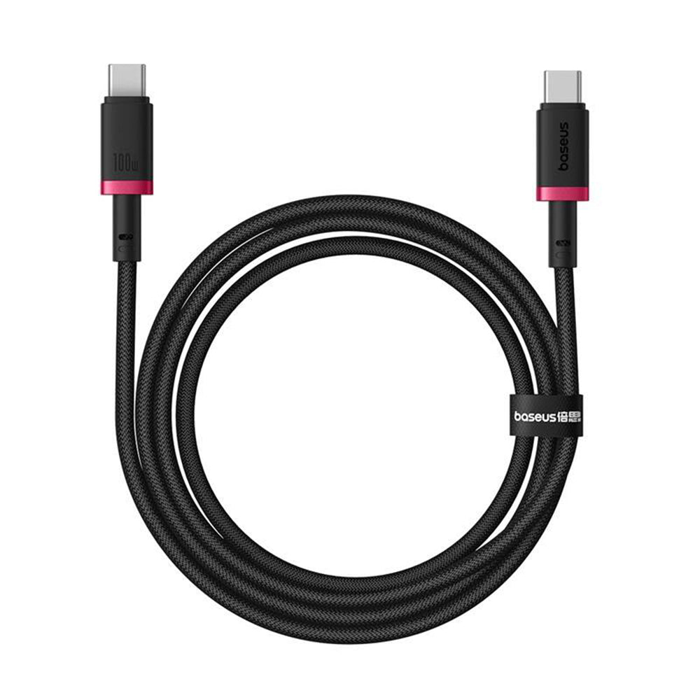 USB-C Data- og Opladningskabel - USB-C Baseus Dura Series, 100W, 2m, Rød P10377803U01-02