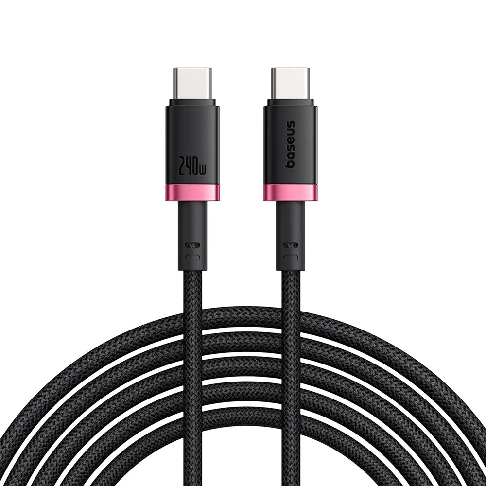 Data- og opladningskabel USB-C - USB-C Baseus Dura Series, 240W, 1m, Rød P10377803U03-01