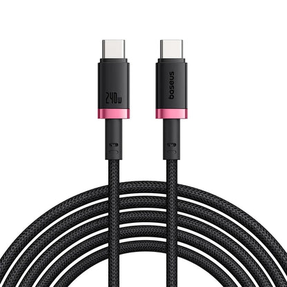 Data- og opladningskabel USB-C - USB-C Baseus Dura Series, 240W, 1m, Rød P10377803U03-01