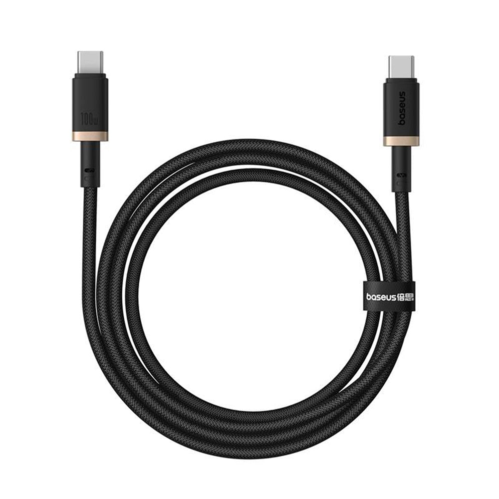 USB-C Data og Opladningskabel - USB-C Baseus Dura Series, 100W, 1m, Guld P10377803U01-00