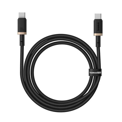 USB-C Data og Opladningskabel - USB-C Baseus Dura Series, 100W, 1m, Guld P10377803U01-00
